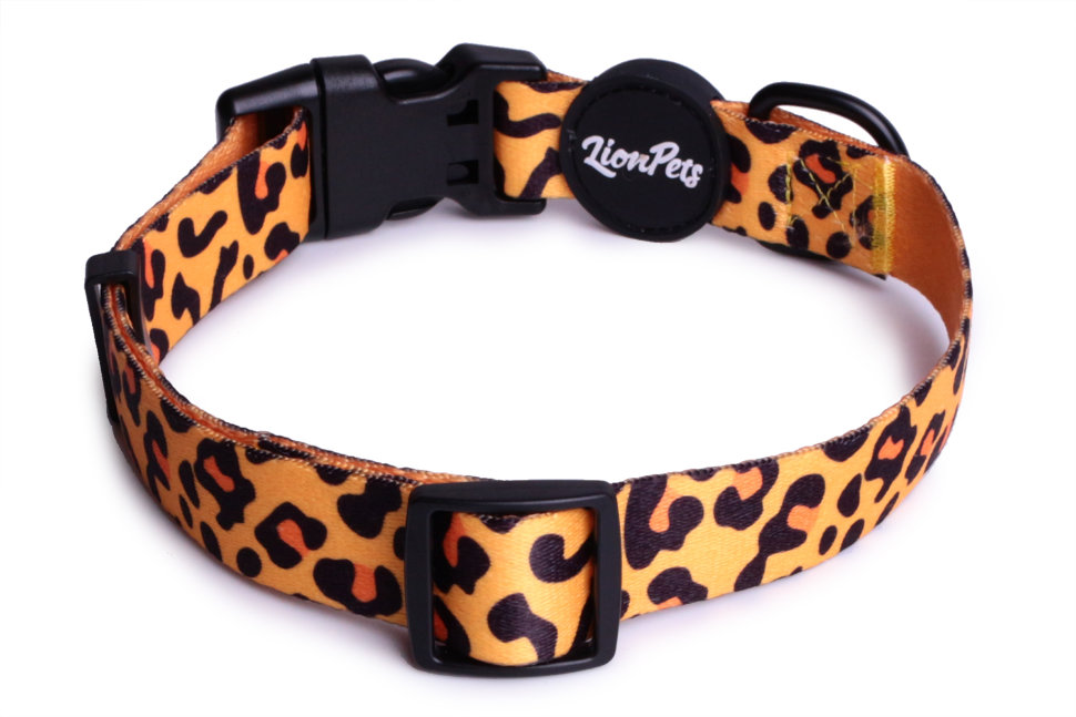 Ошейник для собак LionPets с рисунком из полиэстера LPO-00500-2