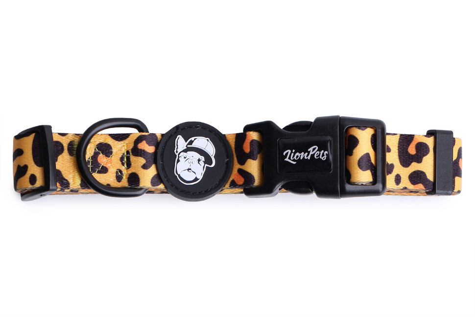 Ошейник для собак LionPets с рисунком из полиэстера LPO-00500-2
