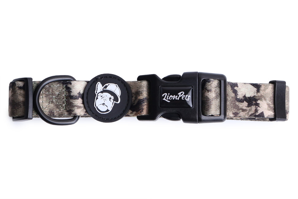 Ошейник для собак LionPets с рисунком из полиэстера LPO-00500-3