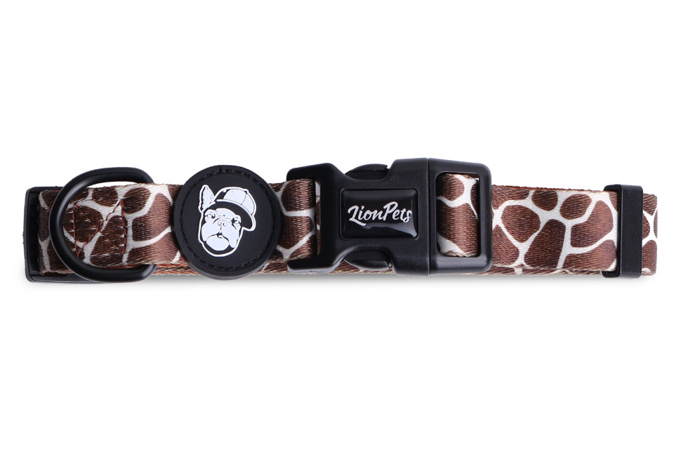 Ошейник для собак LionPets с рисунком из полиэстера LPO-00500-4
