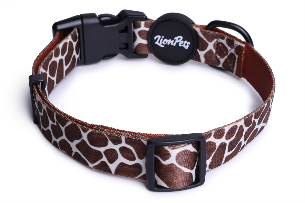 Ошейник для собак LionPets с рисунком из полиэстера LPO-00500-4