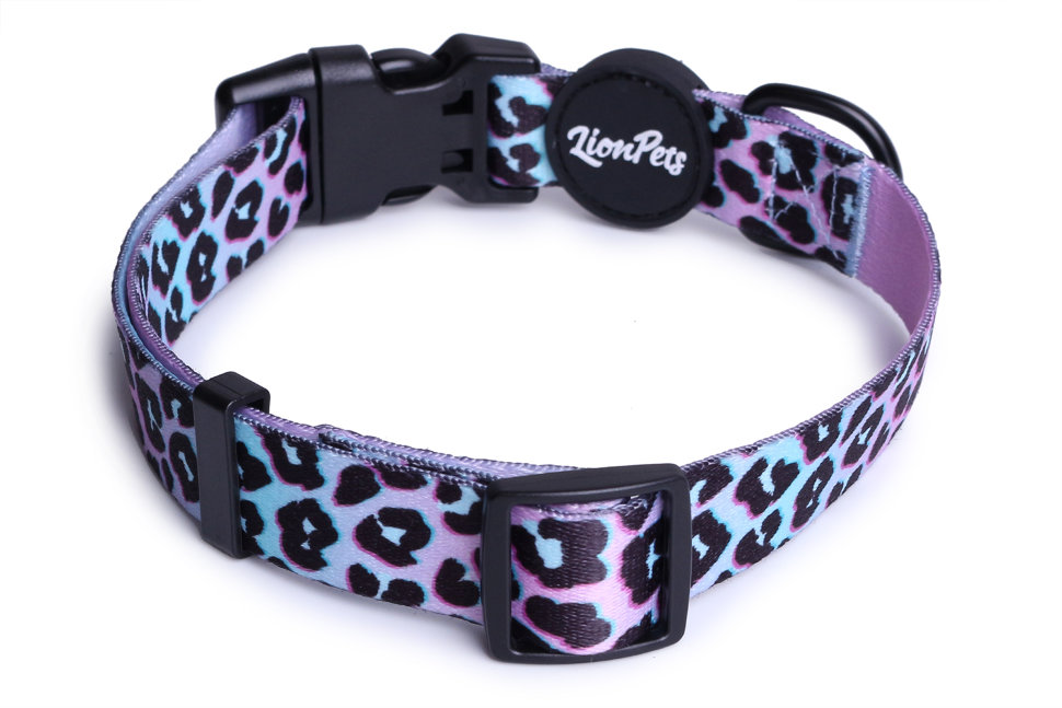 Ошейник для собак LionPets с рисунком из полиэстера LPO-00500-5