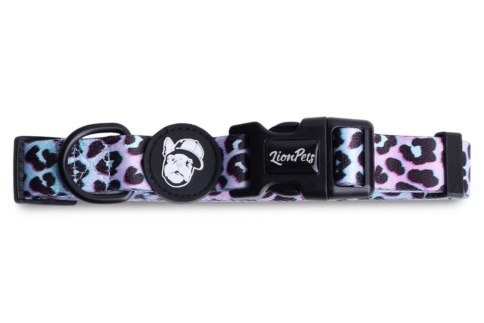 Ошейник для собак LionPets с рисунком из полиэстера LPO-00500-5
