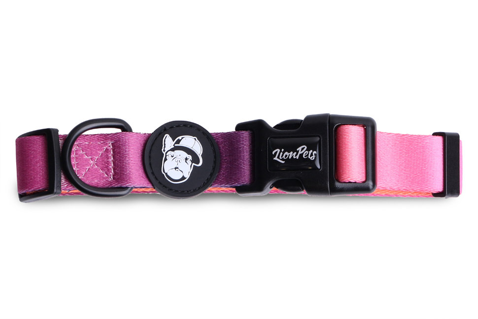 Ошейник для собак LionPets с рисунком из полиэстера LPO-00500-7