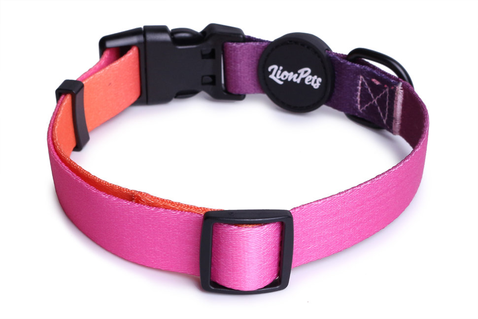 Ошейник для собак LionPets с рисунком из полиэстера LPO-00500-7
