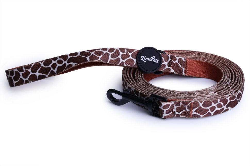 Поводок для собак LionPets с рисунком из полиэстера LP-700-4